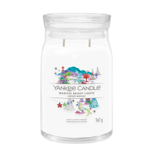 Yankee Candle® Magical Bright Lights Signature nagy üveggyertya 567 g
