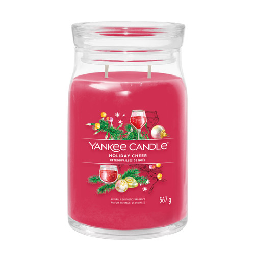 Yankee Candle® Holiday Cheer Signature nagy üveggyertya 567 g