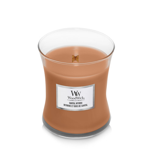 WoodWick® Santal Myrrh nagy üveggyertya 609 g WoodWick® Santal Myrrh nagy üveggyertya 609 g