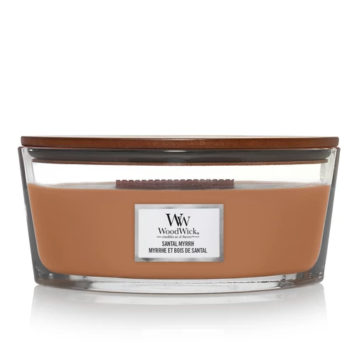 WoodWick® Santal Myrrh hajógyertya