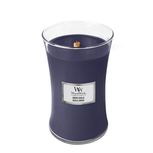 WoodWick® Hinoki Dahlia nagy üveggyertya 609 g WoodWick® Hinoki Dahlia nagy üveggyertya 609 g