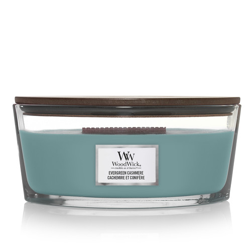 WoodWick® Evergreen Cashmere hajógyertya 453 g