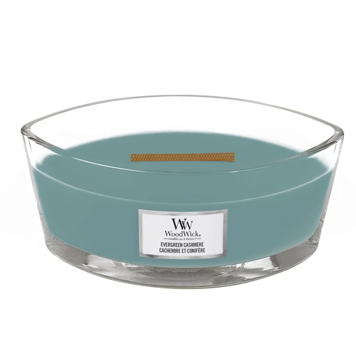 WoodWick® Evergreen Cashmere hajógyertya 453 g