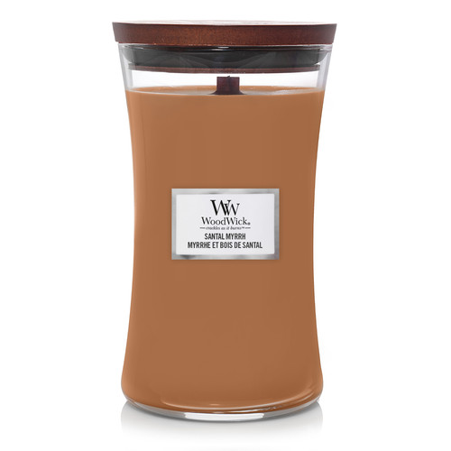 WoodWick® Santal Myrrh nagy üveggyertya 609 g