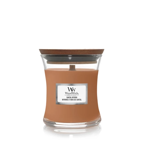 WoodWick® Santal Myrrh kis üveggyertya