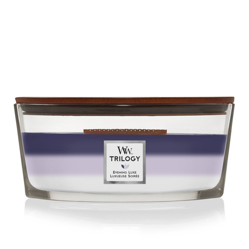 WoodWick® Evening Luxe Trilogy hajógyertya 453 g