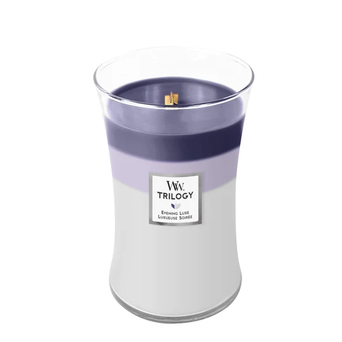 WoodWick® Evening Luxe Trilogy nagy üveggyertya 609 g