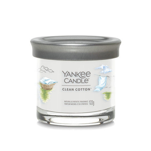 Yankee Candle® Clean Cotton Signature kis poharas gyertya 122 g