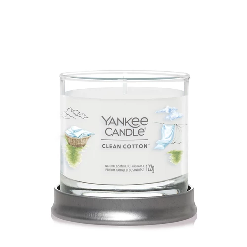 Yankee Candle® Clean Cotton Signature kis poharas gyertya 122 g