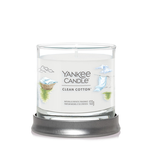 Yankee Candle® Clean Cotton Signature kis poharas gyertya 122 g Yankee Candle® Clean Cotton Signature kis poharas gyertya 122 g