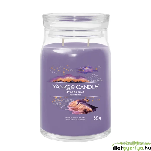 Yankee Candle® Stargazing Signature nagy üveggyertya