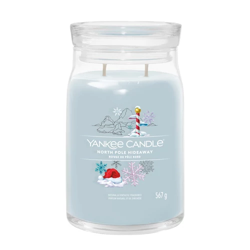 Yankee Candle® North Pole Hideaway Signature nagy üveggyertya