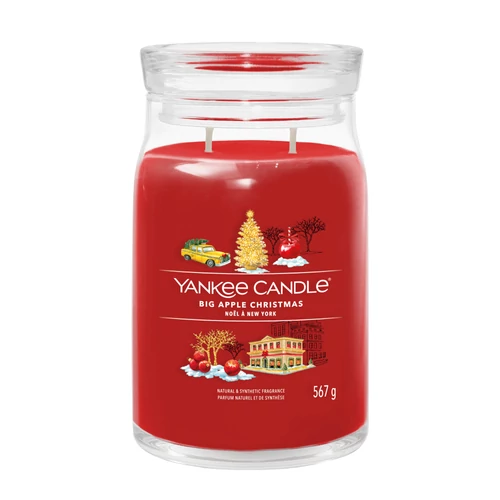 Yankee Candle® Big Apple Christmas Signature nagy üveggyertya