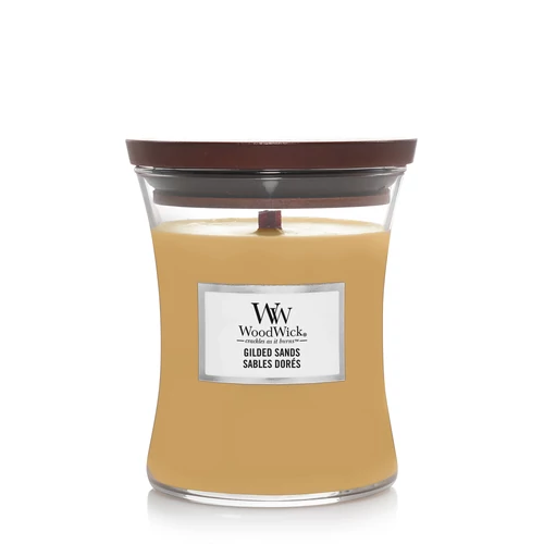 WoodWick® Gilded Sands közepes üveggyertya