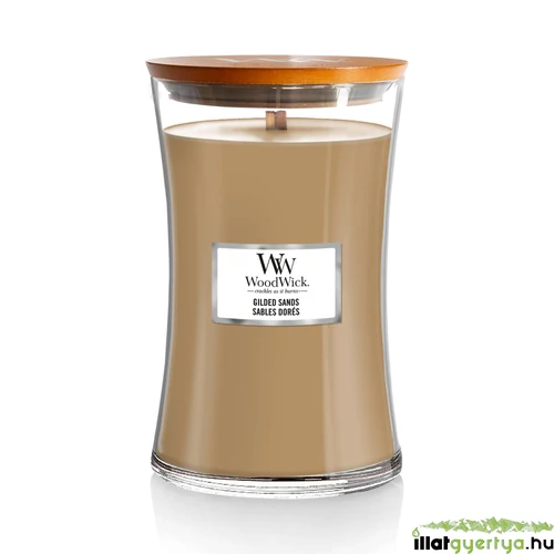 WoodWick® Gilded Sands nagy üveggyertya