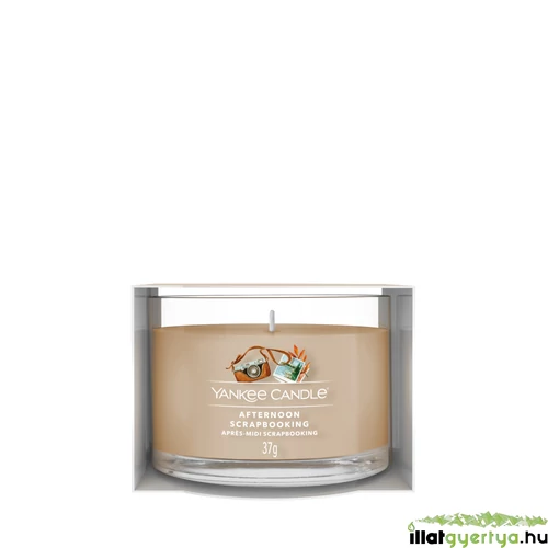 Yankee Candle® Afternoon Scrapbooking üveges mintagyertya