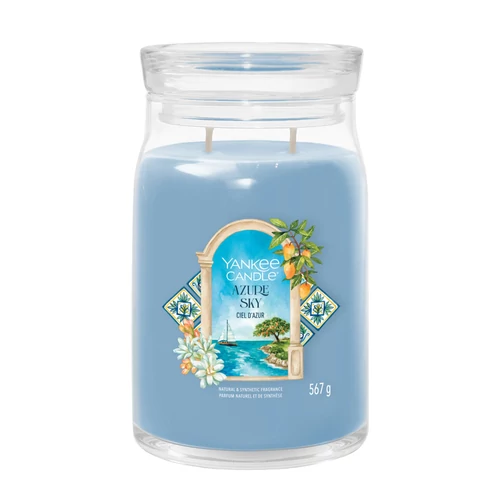 Yankee Candle® Azure Sky Signature nagy üveggyertya