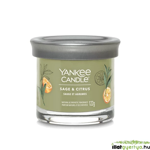 Sage & Citrus Signature kis poharas gyertya 122 g