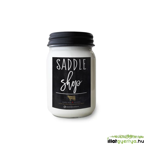 Milkhouse Candle® Saddle Shop Farmhouse közepes üveggyertya