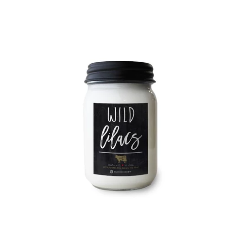 Milkhouse Candle® Wild Lilacs Farmhouse közepes üveggyertya