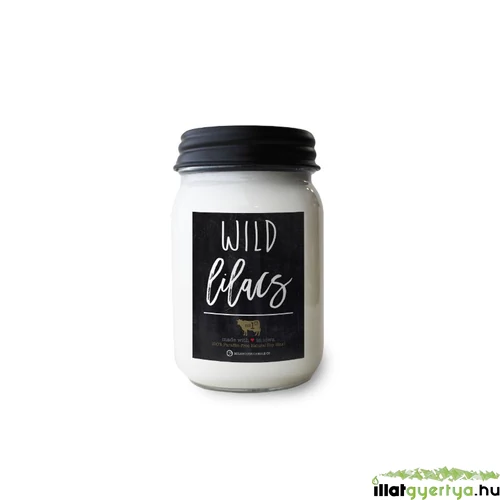 Milkhouse Candle® Wild Lilacs Farmhouse közepes üveggyertya
