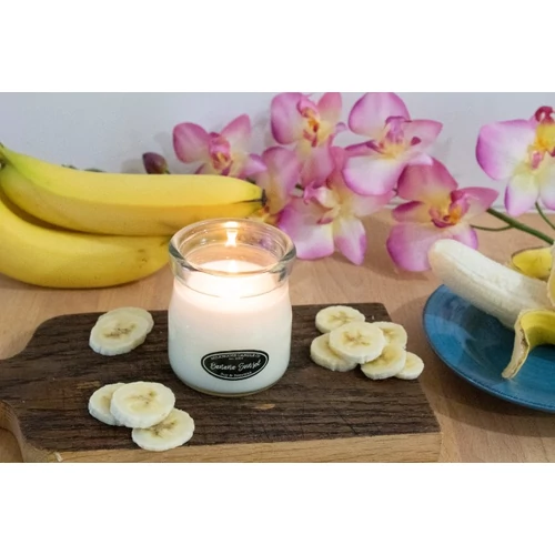Banana Sunset Creamery kis üveggyertya