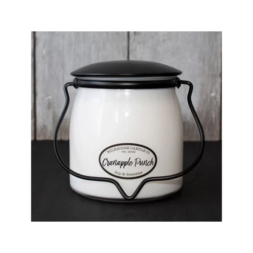 Cranapple Punch Creamery közepes üveggyertya