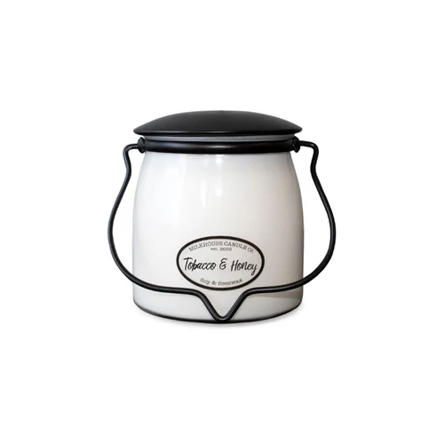 Milkhouse Candle® Tobacco & Honey Creamery közepes üveggyertya