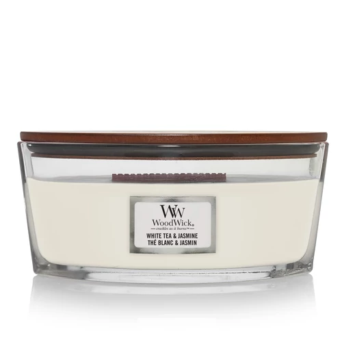 WoodWick® White Tea &amp; Jasmine hajógyertya