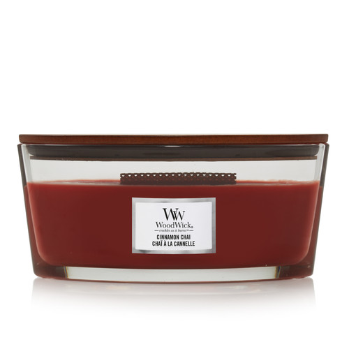 WoodWick® Cinnamon Chai hajógyertya 453 g