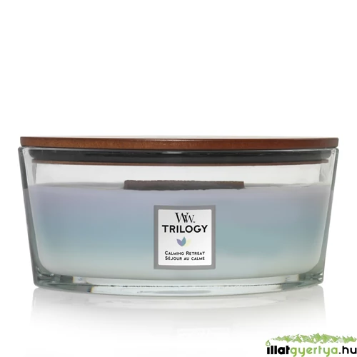 WoodWick® Calming Retreat Trilogy hajógyertya