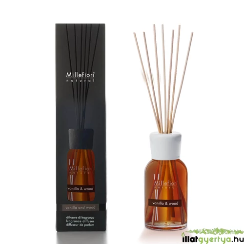 Millefiori Milano® Vanilla & Wood 250 ml diffúzor