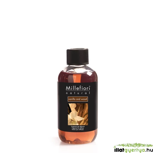 Millefiori Milano® Vanilla & Wood diffúzor utántöltő