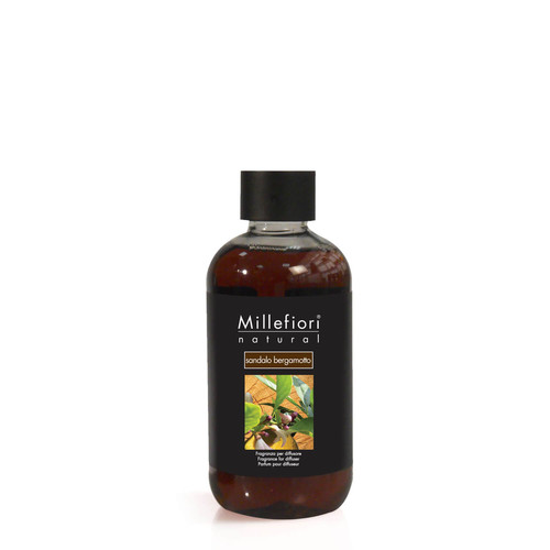 Millefiori Milano® Sandalo Bergamotto diffúzor utántöltő 250 ml Millefiori Milano® Sandalo Bergamotto diffúzor utántöltő 250 ml