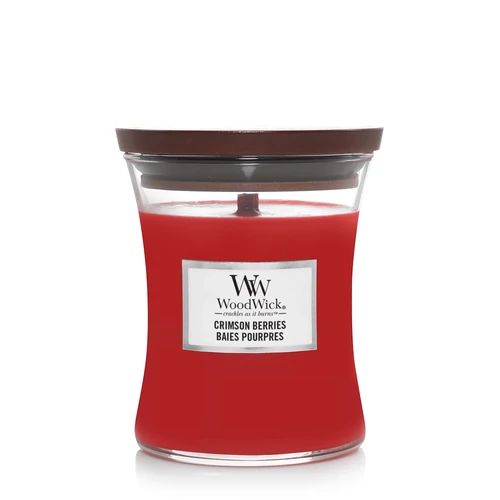 WoodWick® Crimson Berries közepes üveggyertya
