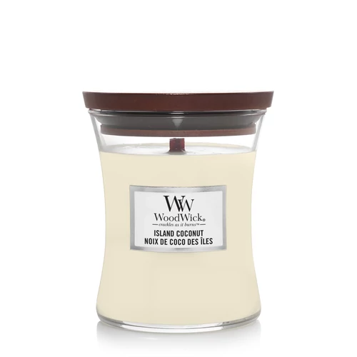 WoodWick® Island Coconut közepes üveggyertya