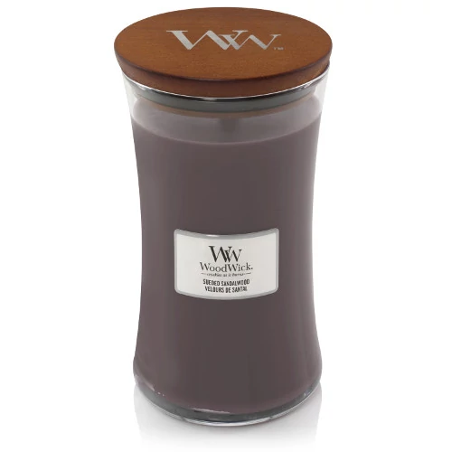 Suede & Sandalwood nagy üveggyertya