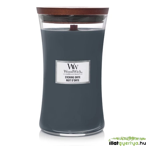 WoodWick® Evening Onyx nagy üveggyertya