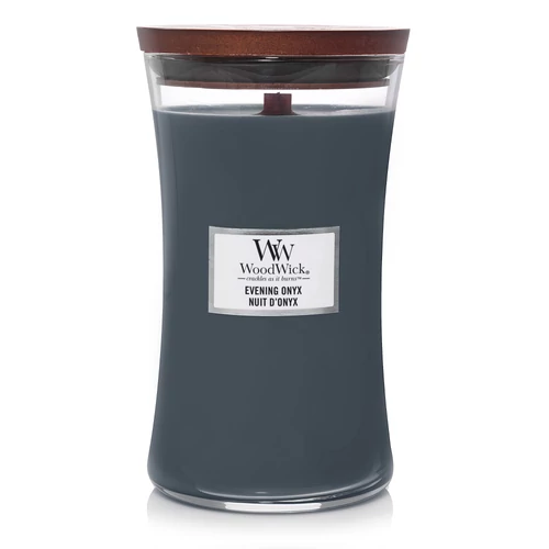 WoodWick® Evening Onyx nagy üveggyertya