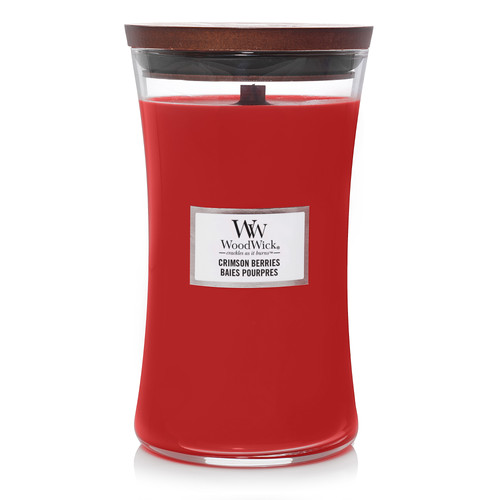 WoodWick® Crimson Berries nagy üveggyertya 609 g
