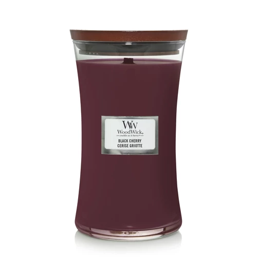 WoodWick® Black Cherry nagy üveggyertya