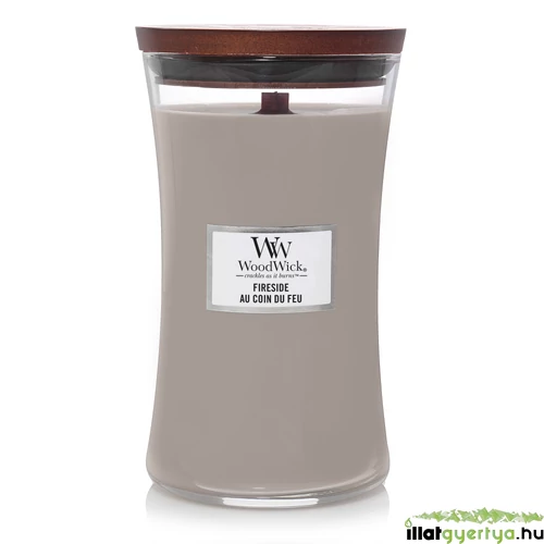 WoodWick® Fireside nagy üveggyertya