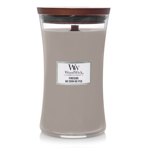 WoodWick® Fireside nagy üveggyertya 609 g