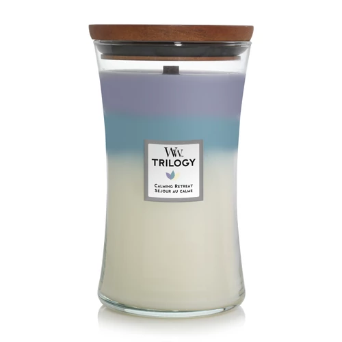 WoodWick® Calming Retreat Trilogy nagy üveggyertya