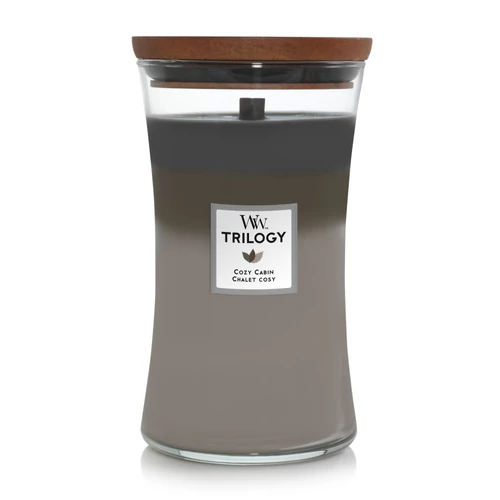 WoodWick® Cozy Cabin Trilogy nagy üveggyertya