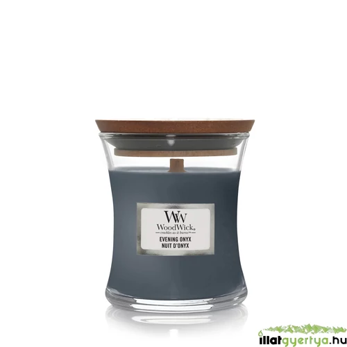 WoodWick® Evening Onyx kis üveggyertya