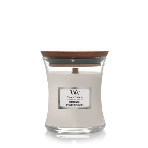 WoodWick® Warm Wool kis üveggyertya