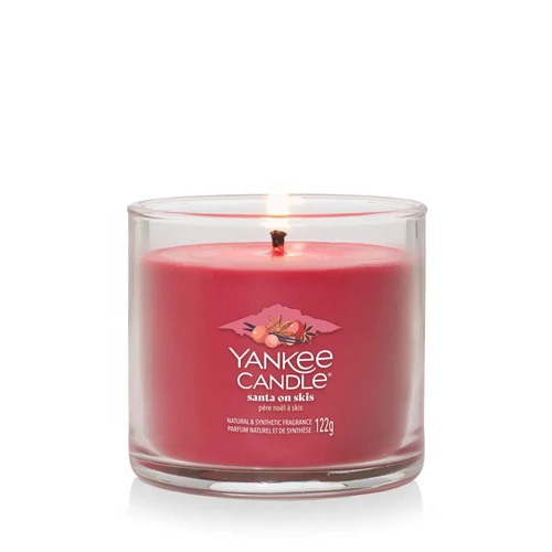 Yankee Candle® Santa on Skis Signature kis poharas gyertya 122 g