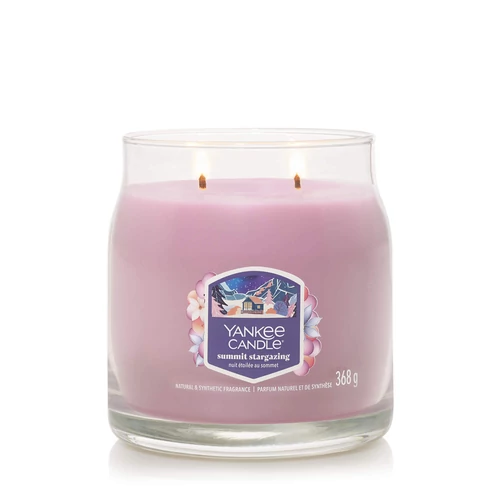 Yankee Candle® Summit Stargazing Signature közepes üveggyertya 368 g