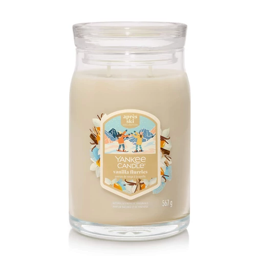 Yankee Candle® Vanilla Flurries Signature nagy üveggyertya 567 g